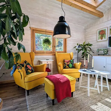 Tatil Evi Wichtelhaisl Rittersgruen Im Erzgebirge - Entspannen Im Froehlichen Tiny House - Umzaeunter Naturgarten-hunde Willkommen-ebike Und Elektroauto Laden Arnoldshammer