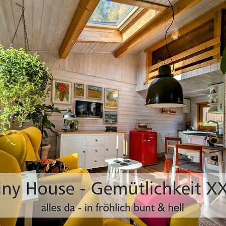 Wichtelhaisl Rittersgruen Im Erzgebirge - Entspannen Im Froehlichen Tiny House - Umzaeunter Naturgarten-hunde Willkommen-ebike Und Elektroauto Laden Vakantiehuis