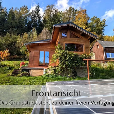 Wichtelhaisl Rittersgruen Im Erzgebirge - Und Ruhe Im Froehlichen Tiny House - Naturgarten-hunde Willkommen-ebike Und Elektroauto Laden *