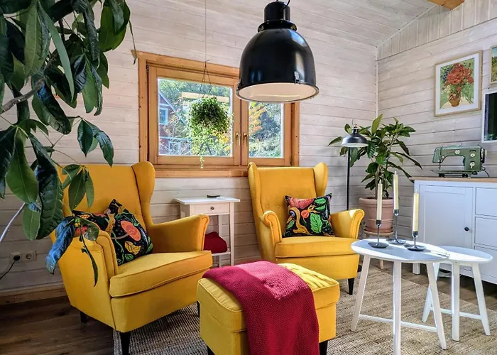 Holiday home Wichtelhaisl Rittersgruen Im Erzgebirge - Entspannen Im Froehlichen Tiny House - Umzaeunter Naturgarten-hunde Willkommen-terrasse-elektroauto Laden Arnoldshammer