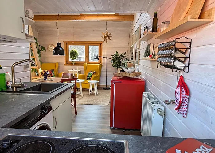 Wichtelhaisl Rittersgruen Im Erzgebirge - Entspannen Im Froehlichen Tiny House - Umzaeunter Naturgarten-hunde Willkommen-terrasse-elektroauto Laden Holiday home *