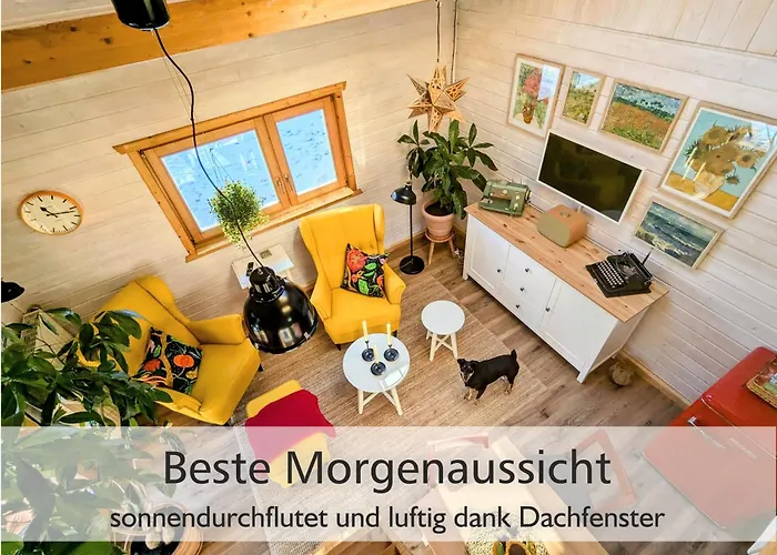 Wichtelhaisl Rittersgruen Im Erzgebirge - Entspannen Im Froehlichen Tiny House - Umzaeunter Naturgarten-hunde Willkommen-terrasse-elektroauto Laden * Arnoldshammer