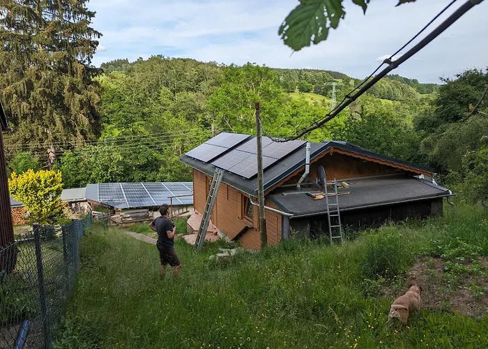 Wichtelhaisl Rittersgruen Im Erzgebirge - Entspannen Im Froehlichen Tiny House - Umzaeunter Naturgarten-hunde Willkommen-terrasse-elektroauto Laden * Arnoldshammer