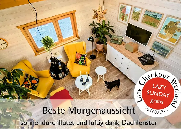 Holiday home Wichtelhaisl Rittersgruen Im Erzgebirge - Entspannen Im Froehlichen Tiny House - Umzaeunter Naturgarten-hunde Willkommen-terrasse-elektroauto Laden *